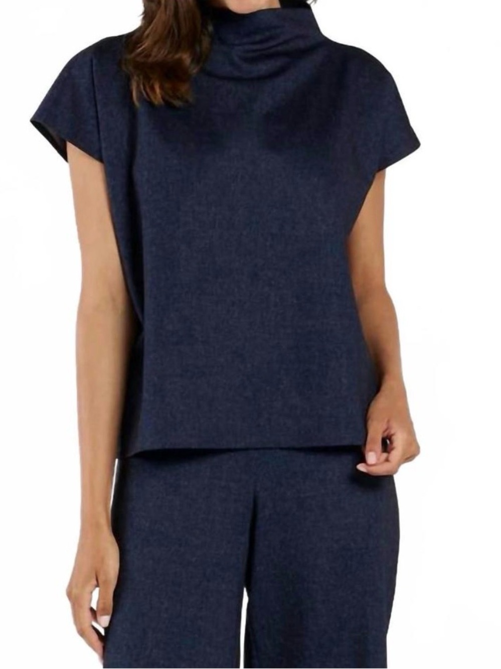 NWT Jude Connelly Tillie blouse in denim, size S